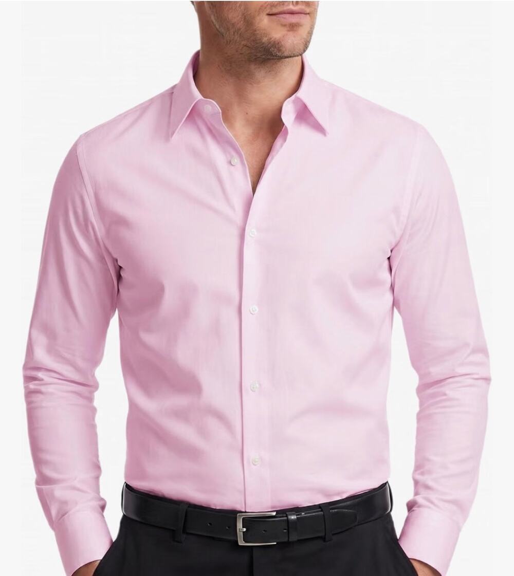 Men's Dress Shirt Regular Fit 
Long Sleeve Button Up Stretch Shirts. BB5